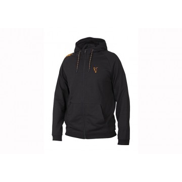 FOX COLLECTION ORANGE & BLACK LIGHT/WEIGHT HOODIE